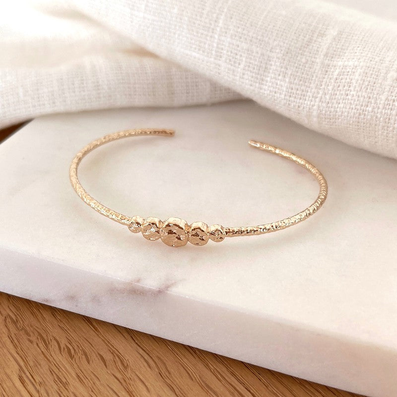 Pia Bangle - Gold Plated