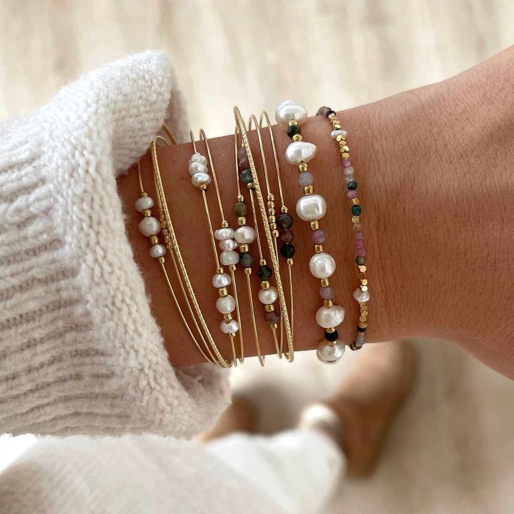 Bracelet Timo - Tourmaline Acier