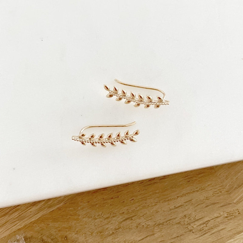 Pendientes “Oriane” bañados en oro-instants-plaisirs-Instants Plaisirs • Joyas