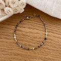 Pulsera Wallis - Acero Turmalina