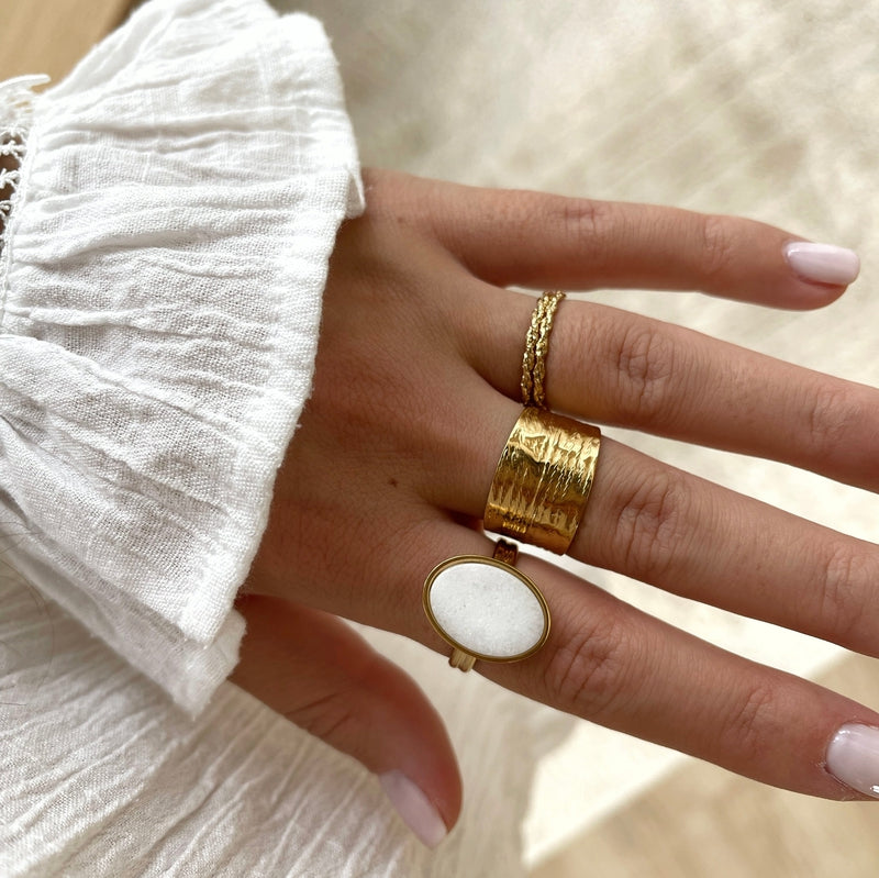 Anillo acero “Zita”-Anillos-placer-instantáneo-Instants Plaisirs | Joyas