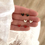 Boucles d'oreilles "Louka" blanc acier-Boucles d'oreilles-instants-plaisirs-Instants Plaisirs | Bijoux