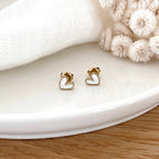 Boucles d'oreilles "Louka" blanc acier-Boucles d'oreilles-instants-plaisirs-Instants Plaisirs | Bijoux
