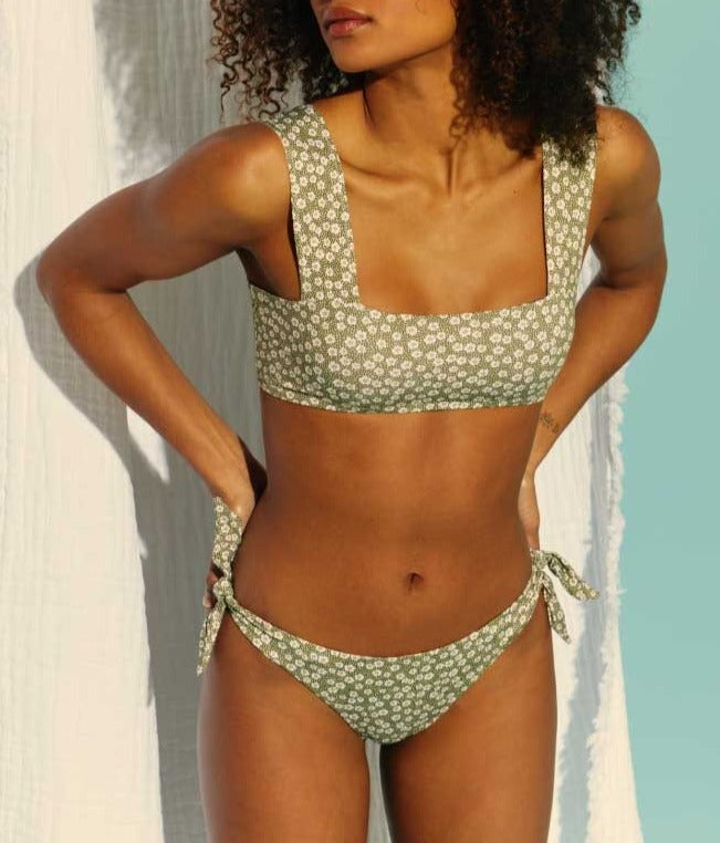 Maillot Bandeau Blooming Green