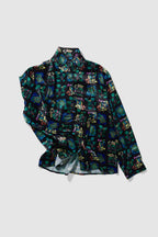 Bluse Tokyo mit Moonlight-Print
