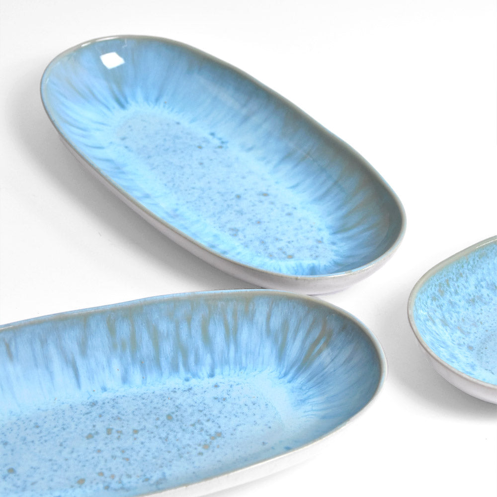 Large Serving Dish - Blue Agua