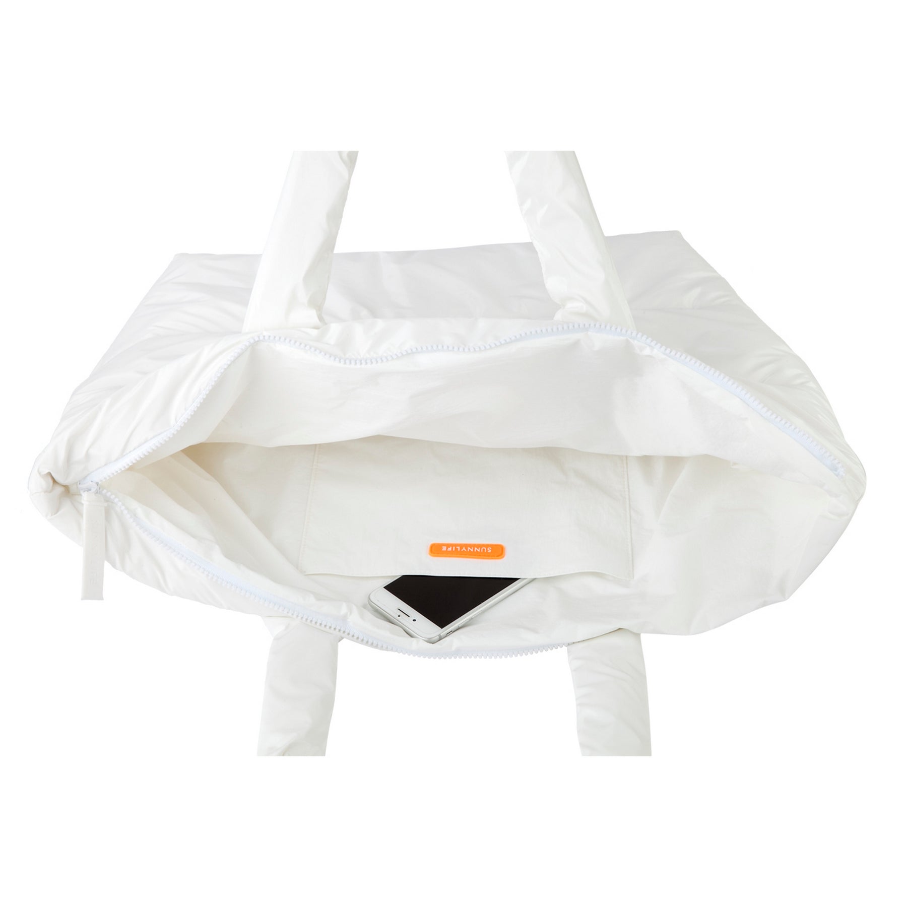 White Beach Bag