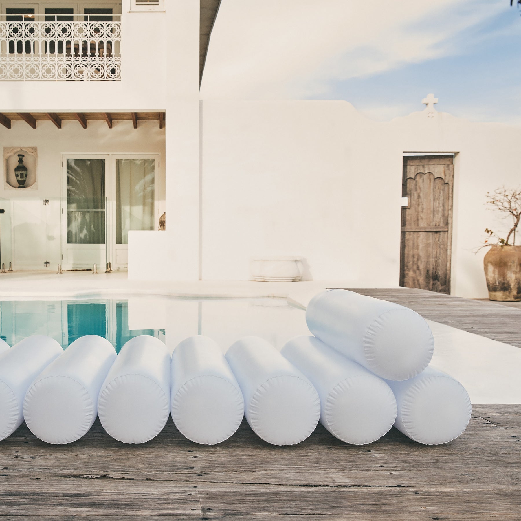 Lilo Adult Floating Mattress - White