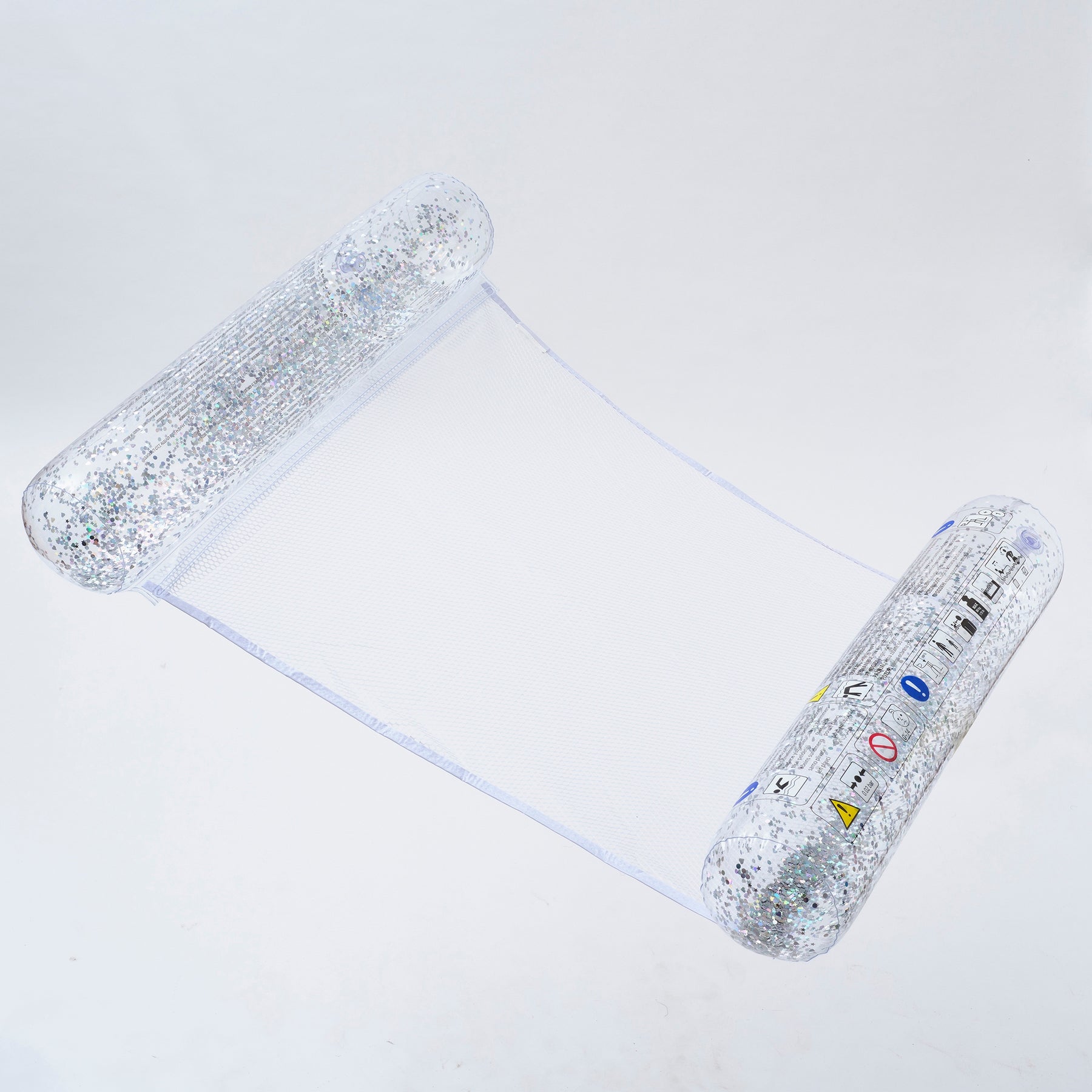 Hamaca Flotante Glitter - Glitter Transparente