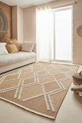 Jute Look Rug Tulum 9048 - Jute Pattern - Yellow - Indoor / Outdoor
