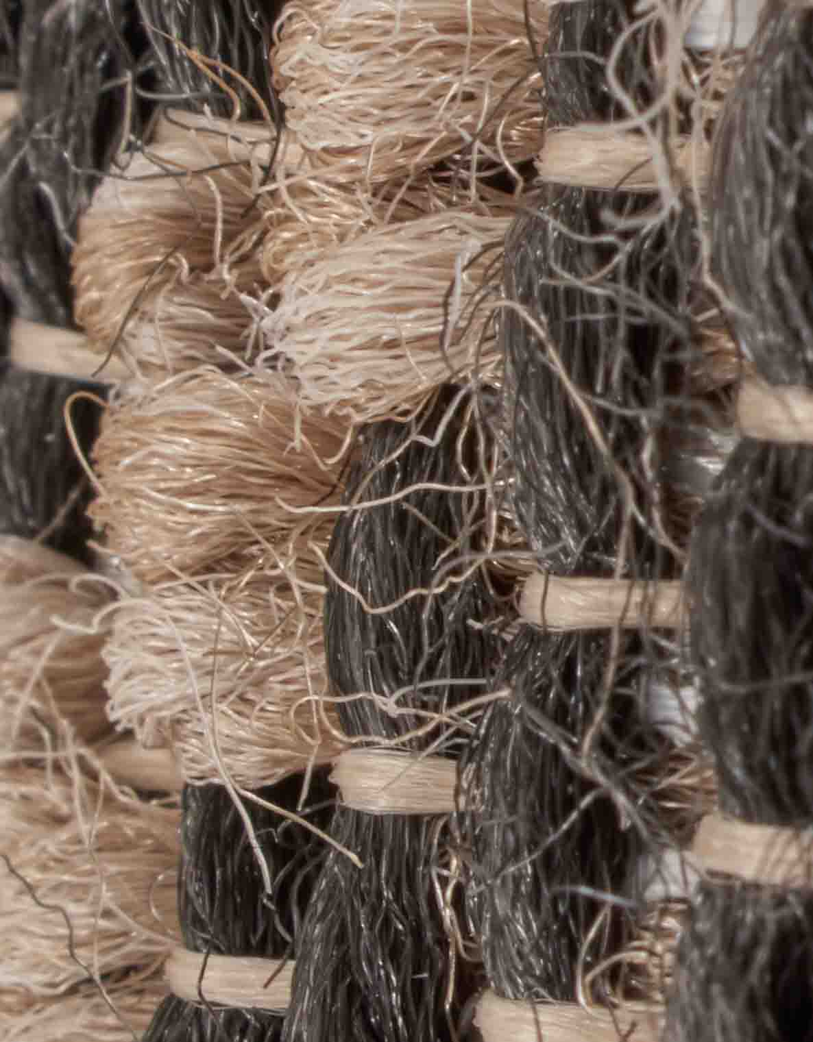 Jute Look Rug Tulum 9048 - Jute Pattern - Black - Indoor / Outdoor