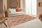 Jute Look Rug Tulum 9048 - Jute Pattern - Terra - Indoor / Outdoor