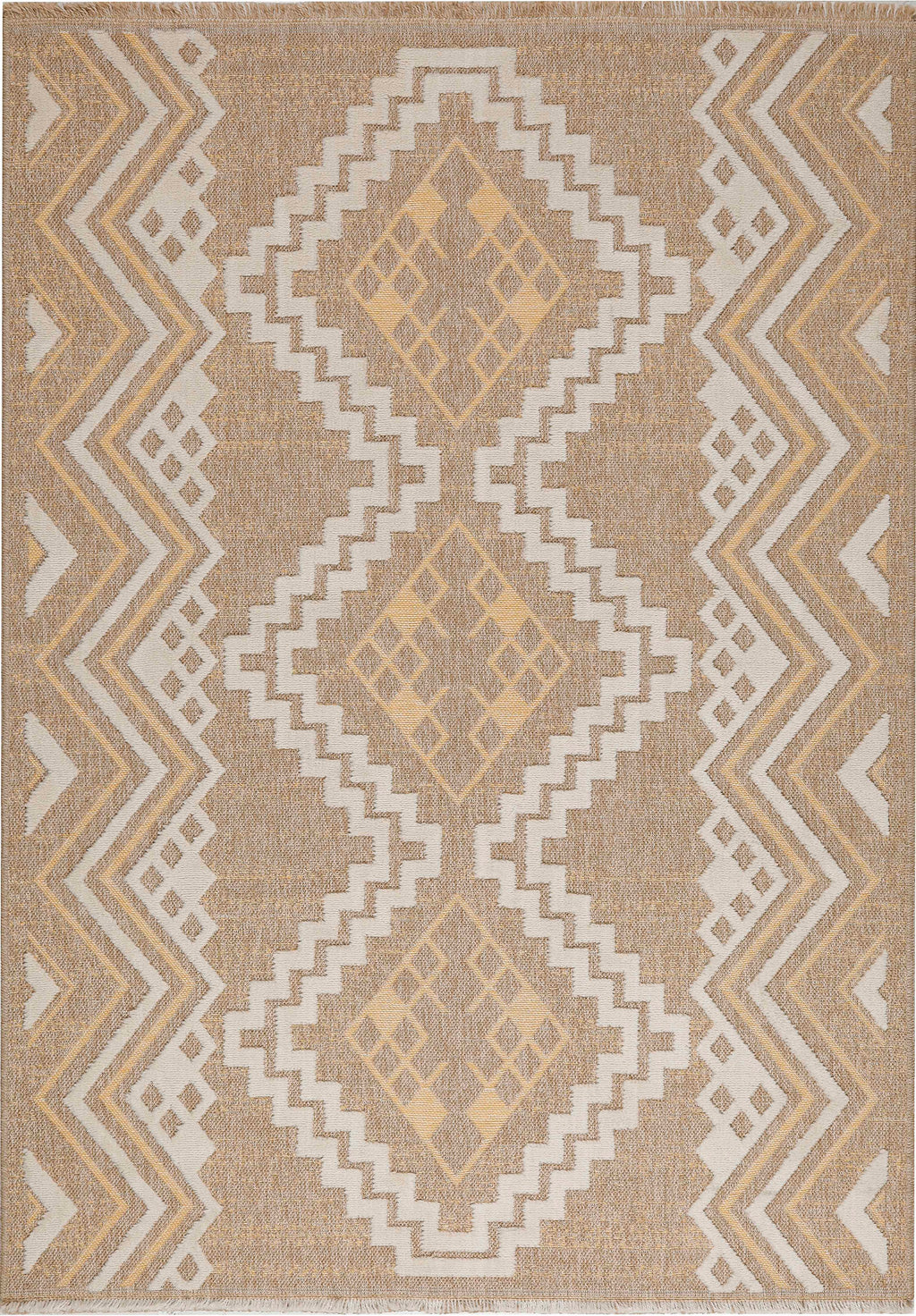 Tulum - Tapis D'Intérieur/Extérieur - Polypropylène - Jaune