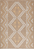 Tulum - Tapis D'Intérieur/Extérieur - Polypropylène - Jaune