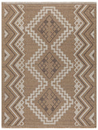 Jute Look Rug Tulum 9054 - Jute Pattern - Brown - Indoor / Outdoor