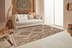 Jute Look Rug Tulum 9054 - Jute Pattern - Brown - Indoor / Outdoor