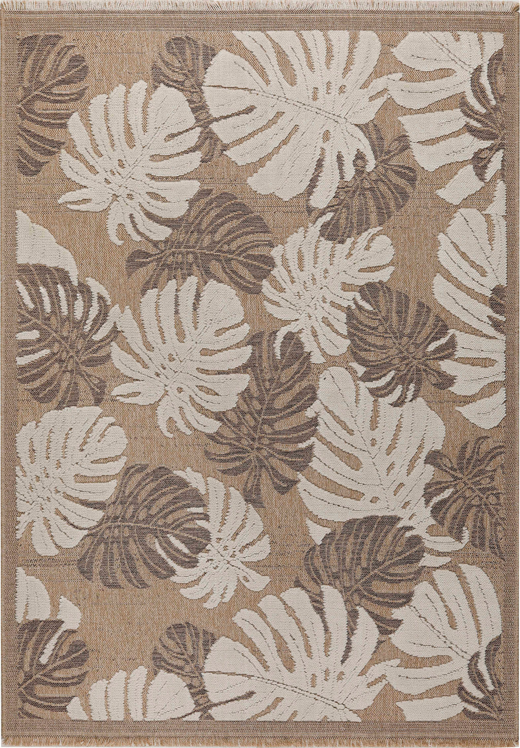 Tulum - Tapis D'Intérieur/Extérieur - Polypropylène - Marron