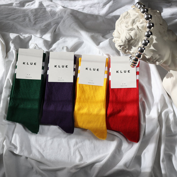 Klue presentpåse ekologiska tennissockor crew x4 | FUNKY - klueconcept