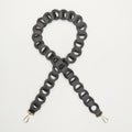 Sasha Chain Shoulder Strap - Metallic Black - Victor & Hugo -The Bradery