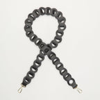 Sasha Chain Shoulder Strap - Metallic Black - Victor & Hugo -The Bradery