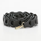 Sasha Chain Shoulder Strap - Metallic Black - Victor & Hugo -The Bradery