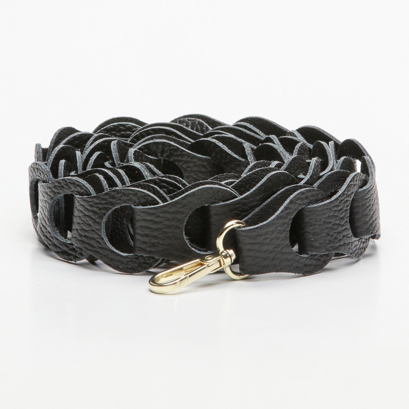 Sasha Chain Shoulder Strap - Metallic Black - Victor & Hugo -The Bradery