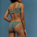 Runner Tee Bikini Bottom - Green - Robin Collection -The Bradery