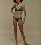 Touch Verde Petroleo Bikini Bottom - Green - Robin Collection -The Bradery