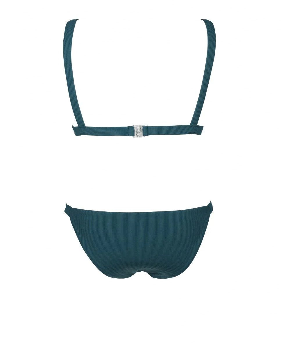 Touch Verde Petroleo Bikini Bottom - Green - Robin Collection -The Bradery