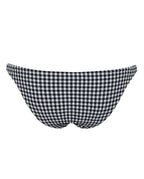 Braguita de bikini estilo balconette a cuadros en blanco y negro - Negro - Robin Collection -La Bradery