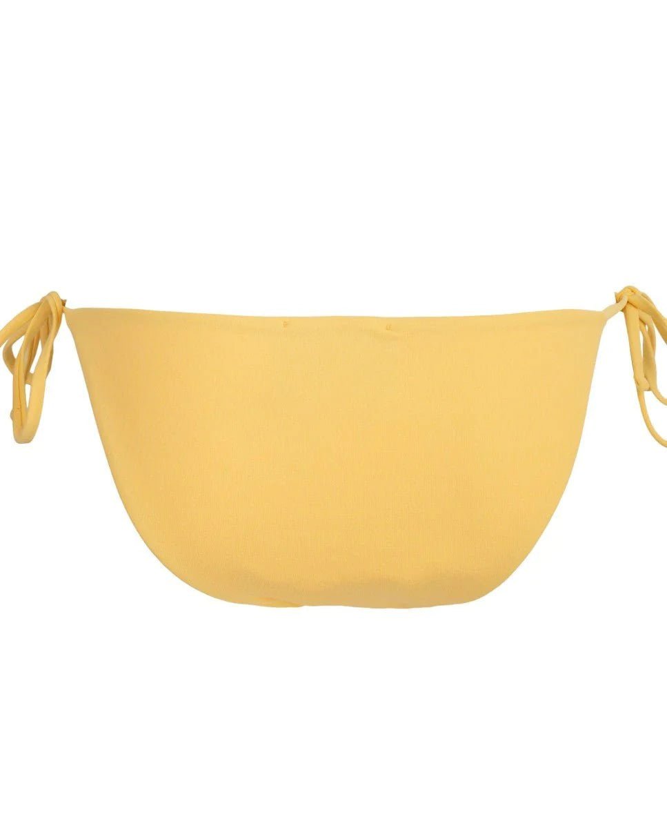 Limoncello Bandeau Bikini Bottom - Yellow - Robin Collection -The Bradery