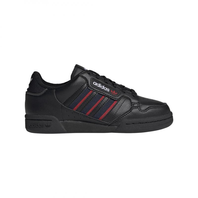 Adidas Originals Continental 80 Stripes Sneaker - Black - Men - Adidas - The Bradery