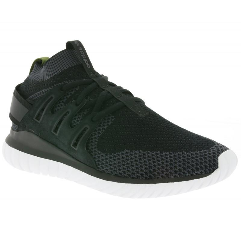 Adidas Originals Tubular Nova Pk Sneaker - Black - Men - Adidas - The Bradery