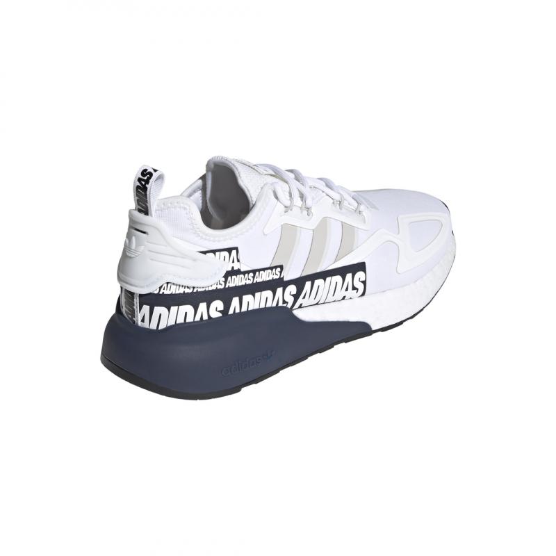 Basket Adidas Originals Zx 2K Boost Pure - Blanc - Homme CHAUSSURE Adidas