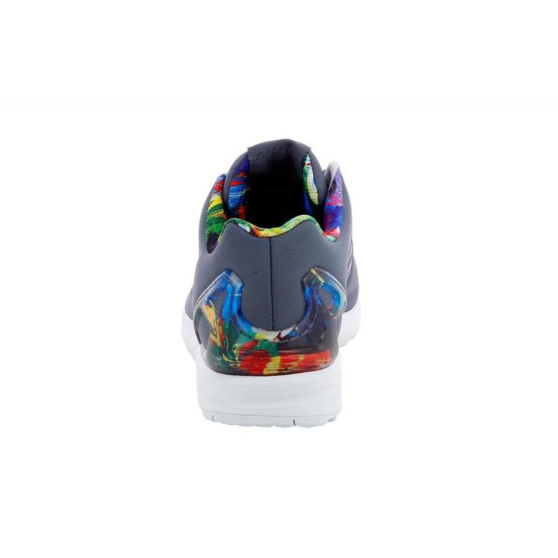 Basket Adidas Originals Zx Flux - Bleu - Homme CHAUSSURE Adidas