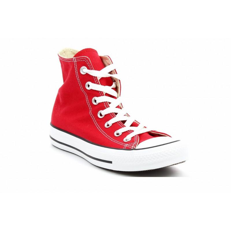 All Star Ct Canvas Hi Sneakers - Red - Mixed - Converse - The Bradery