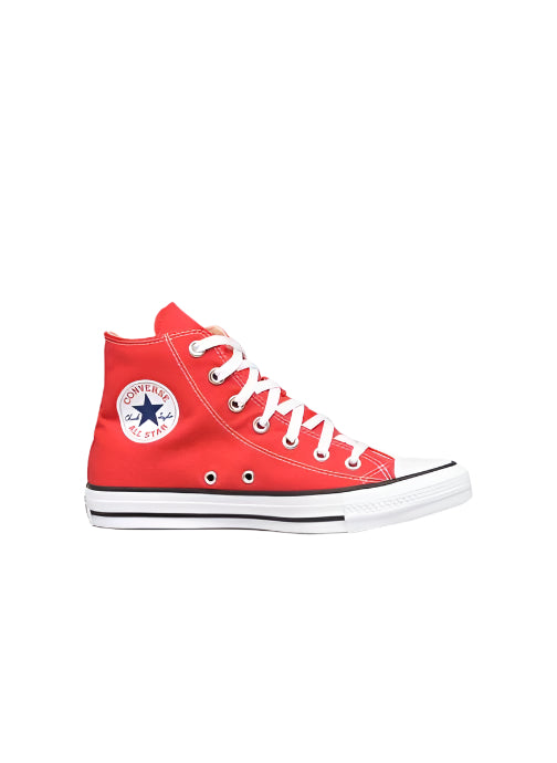 All Star Ct Canvas Hi Sneakers - Red - Mixed - Converse - The Bradery