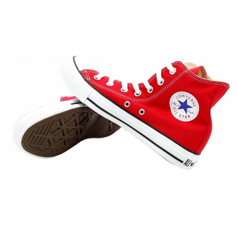 All Star Ct Canvas Hi Sneakers - Red - Mixed - Converse - The Bradery