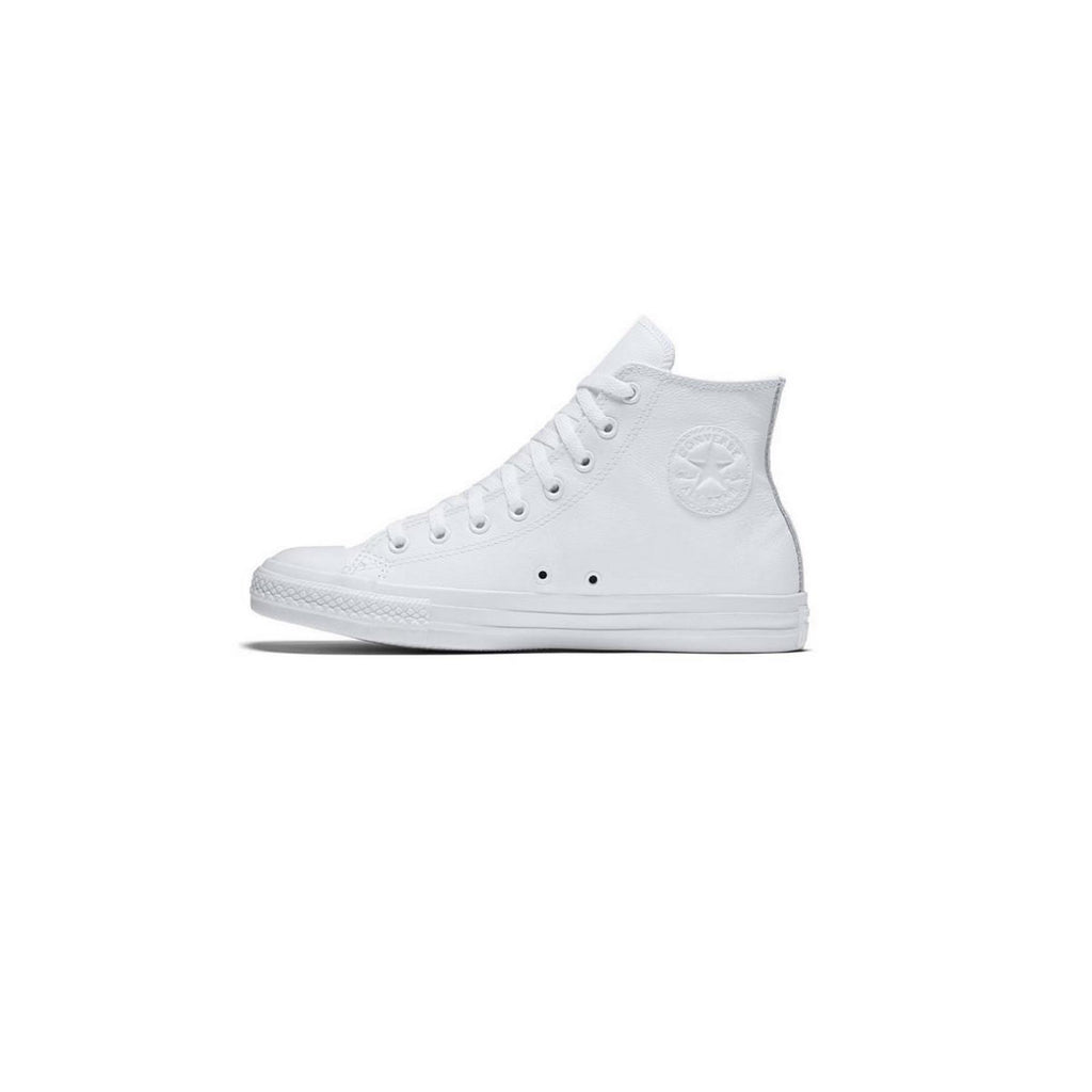 All Star Mono Leather Sneakers - White - Mixed - Converse - The Bradery