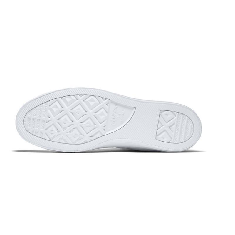 All Star Mono Leather Sneakers - White - Mixed - Converse - The Bradery