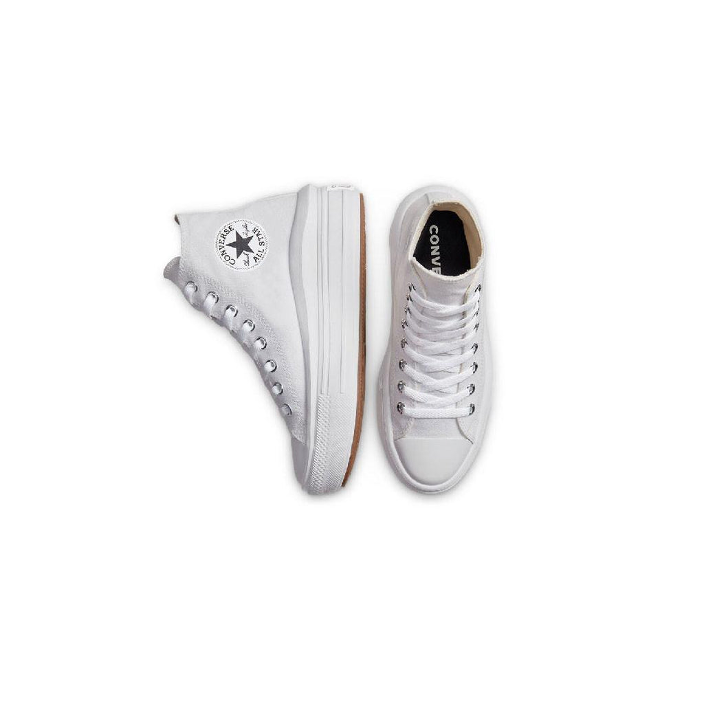 All Star Move Platform Sneakers - White - Mixed - Converse - The Bradery