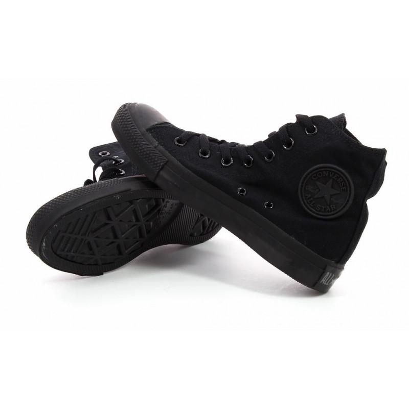 Ct All Star Canvas Hi Sneakers - Monochrome Black - Mixed - Converse - The Bradery