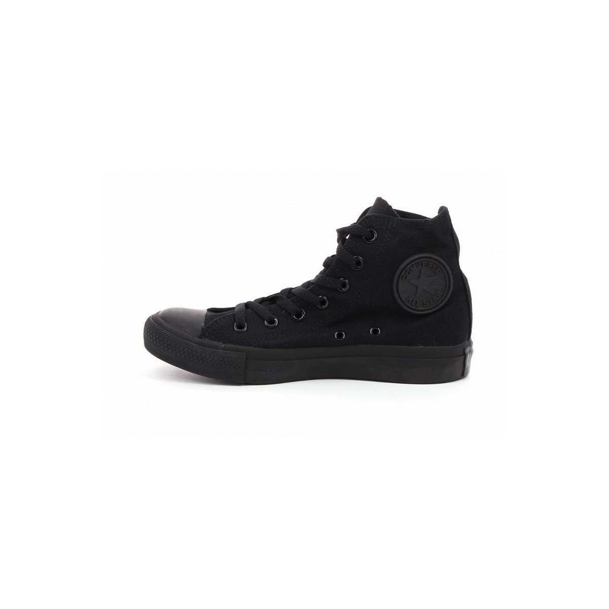 Ct All Star Canvas Hi Sneakers - Monochrome Black - Mixed - Converse - The Bradery