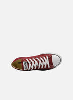 Ct All Star Canvas Ox Sneakers - Burgundy - Unisex - Converse - The Bradery