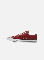 Ct All Star Canvas Ox Sneakers - Burgundy - Unisex - Converse - The Bradery