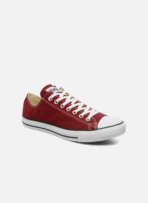 Ct All Star Canvas Ox Sneakers - Burgundy - Unisex - Converse - The Bradery
