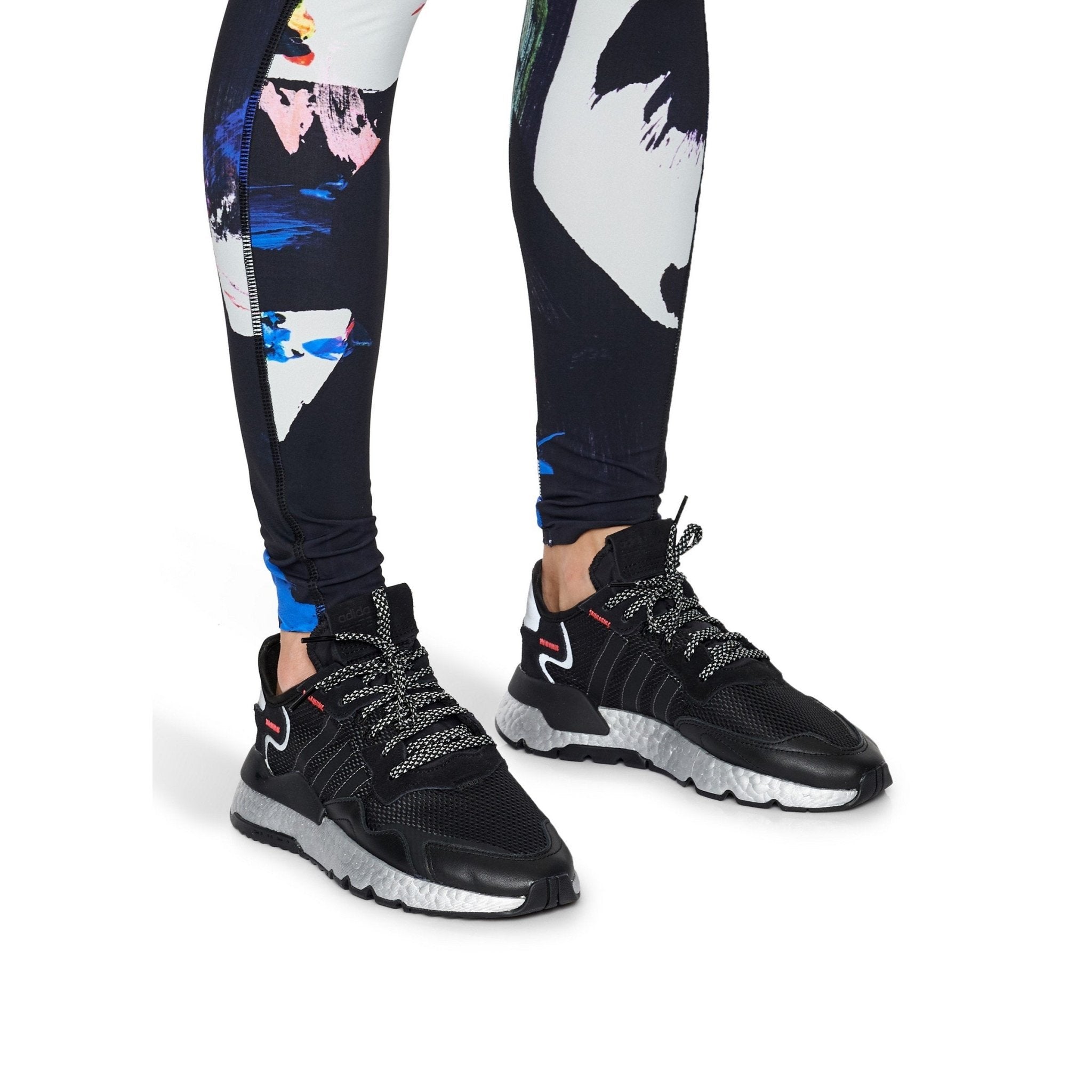 Nite Jogger Sneakers - Black - Adidas2 - The Bradery