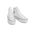 Hi Leather Platform Sneakers - White - Mixed - Converse - The Bradery
