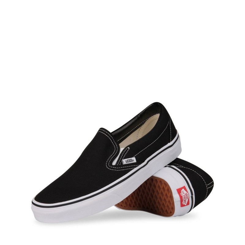 Vans Classic Slip On Sneakers - Black - Unisex - Vans - The Bradery