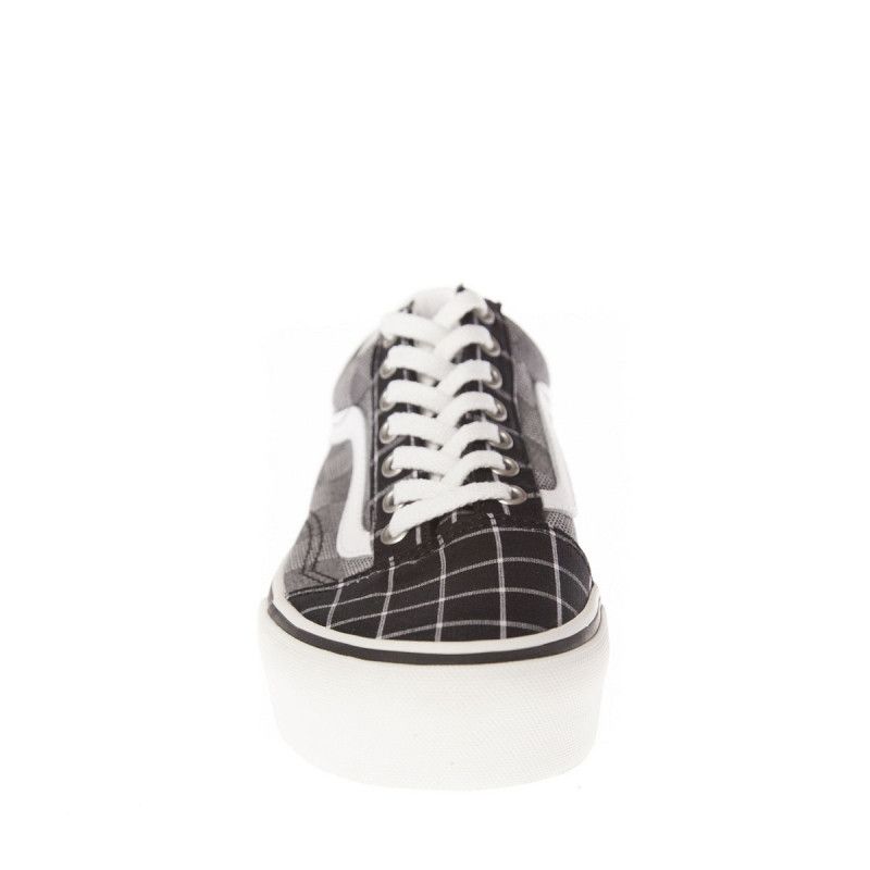 Vans Old Skool Platform Sneakers - Gray - Mixed - Vans 2 - The Bradery